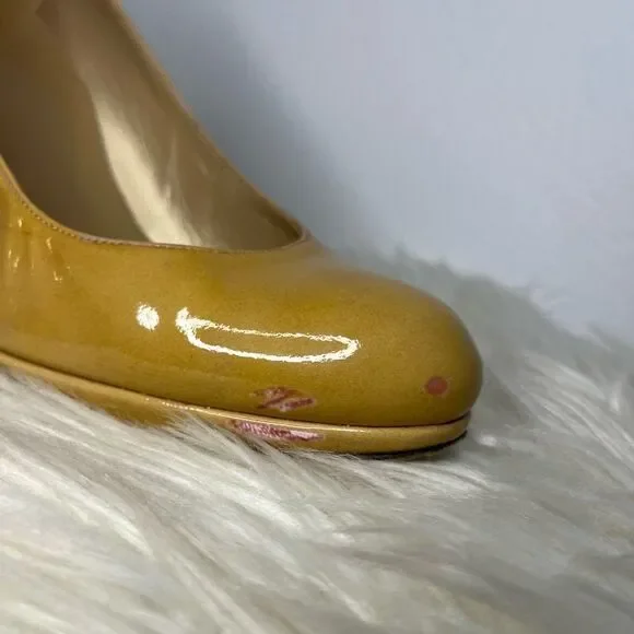 Stuart Weitzman Yellow Patent Leather Pumps​​​ - Picture 15 of 16